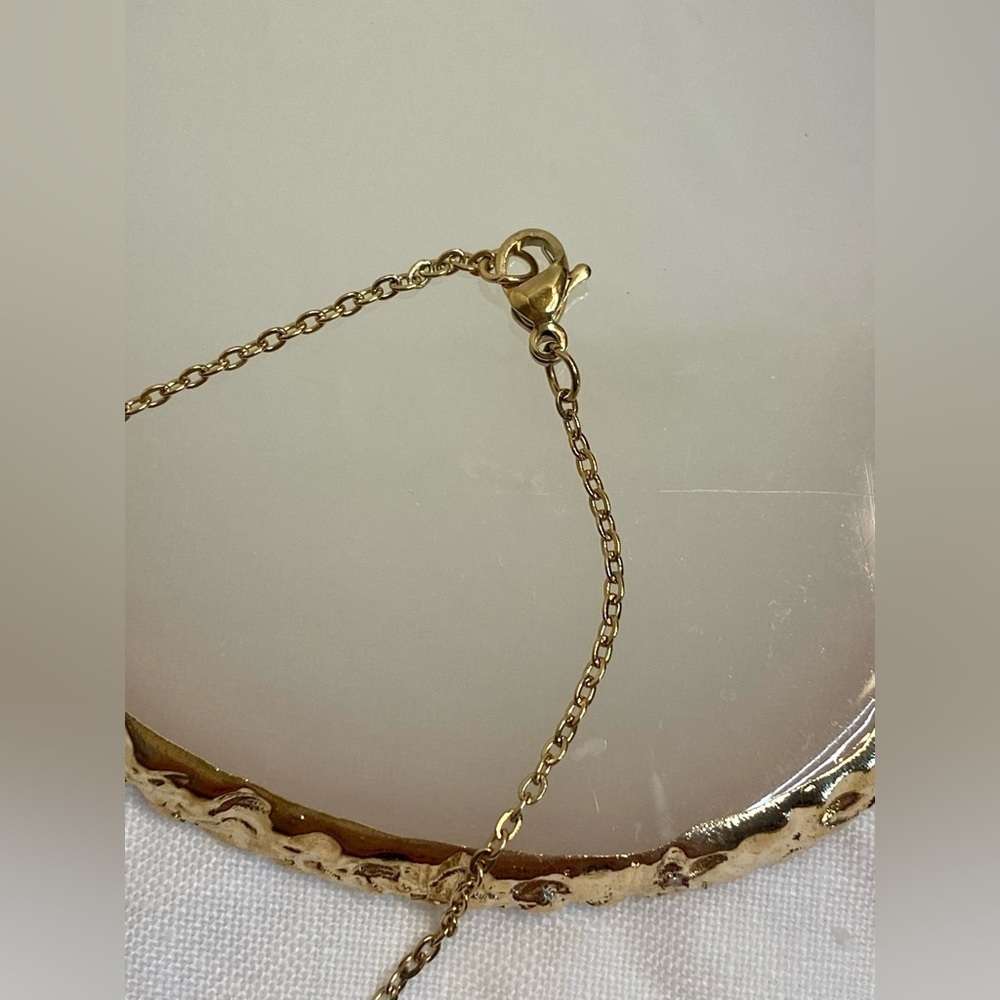 CANCER Coin Necklace | Dainty GOLD Zodiac Pendant Chain pendant - Picture 3 of 6